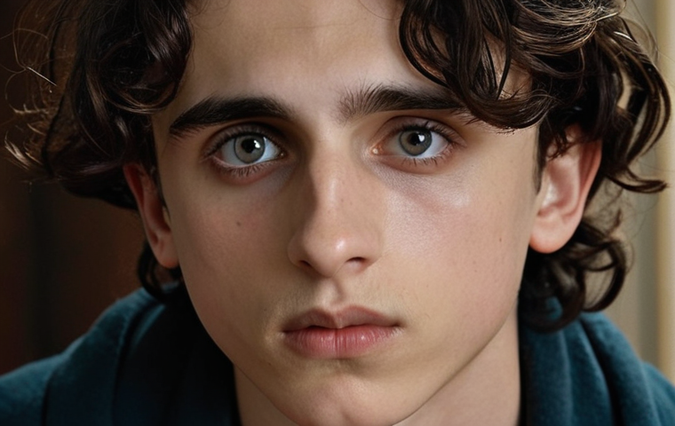 **Prompt 1 (Acting Depth):** Timothée Chalamet, close-up, intensely expressive eyes that convey profound sensitivity and raw emotion, subtle facial nuances, dramatic cinematic lighting, capturing the soul of a complex character.