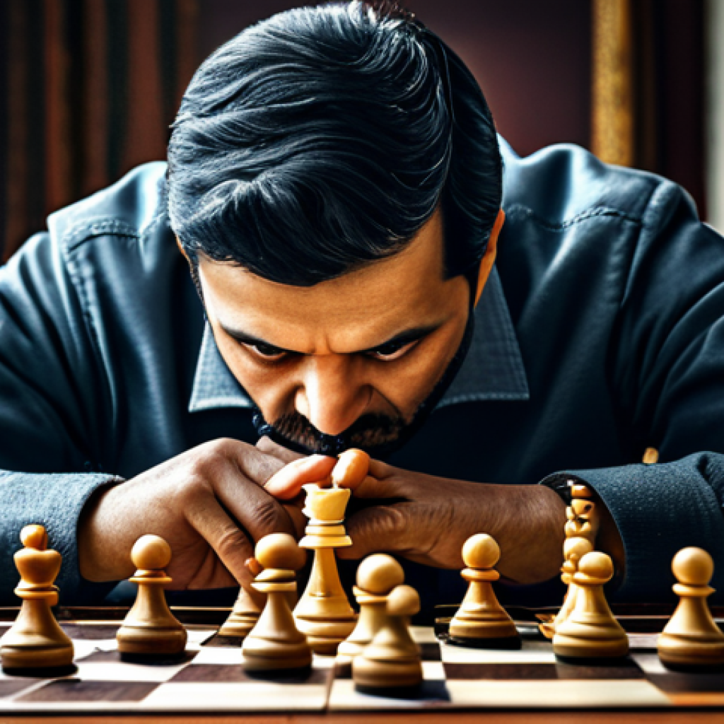Prompt 1: The Focused Chess Grandmaster**
