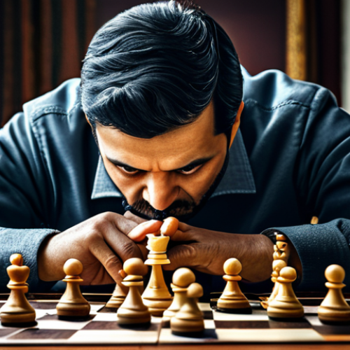 Prompt 1: The Focused Chess Grandmaster**