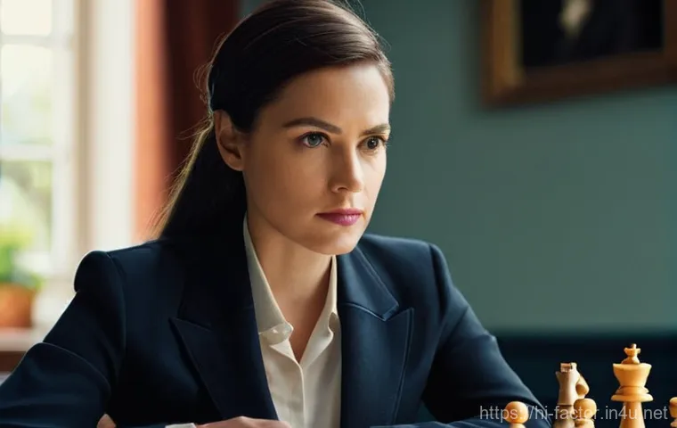 Rosamund Pike의  나를 찾아줘  심리 분석 - **Prompt for "The Perfect Facade":**
    "A sophisticated couple, a man and a woman in their late 30...